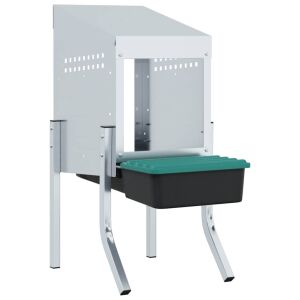 vidaXL egyrekeszes csirkefészkelőláda, emelt lábak - Madártartás