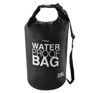 Trizand 20L Schwarzer Wasserdichter Trockensack - Wasserabweisende Taschen