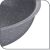 Tefal Healthy Chef 25cm crepe pan, close-up of the edge, non-stick, aluminum, grey
