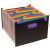VIQUEL Rainbow Class black accordion file folder with 24 compartments for A4 documents
