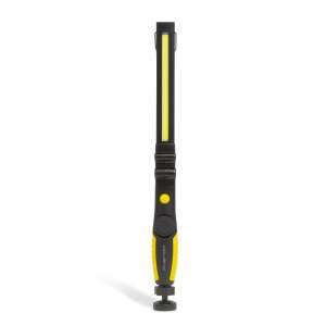 Phenom COB LED rechargeable work light, black and yellow, front view - Work Lamp