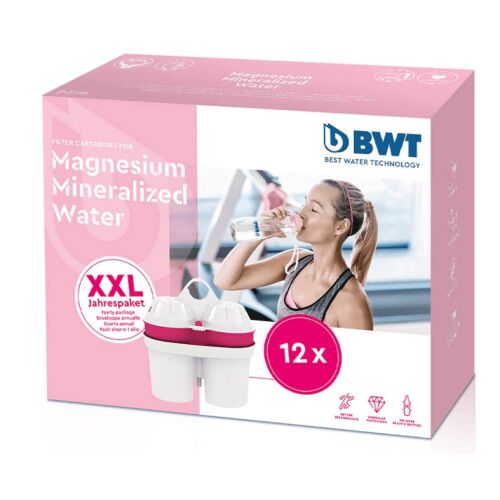 BWT Magnesium Mineralisiertes Wasser Filterpatronen, XXL Jahrespaket, 12er Pack