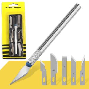 6 darab vágó és különböző cserepengék készlet matricafóliához 123782278 - Szerszámkés