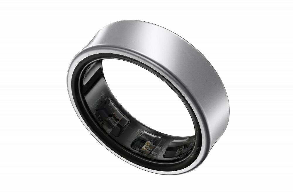Samsung Galaxy Ring Titánium Ezüst okos gyűrű 15-ös méret