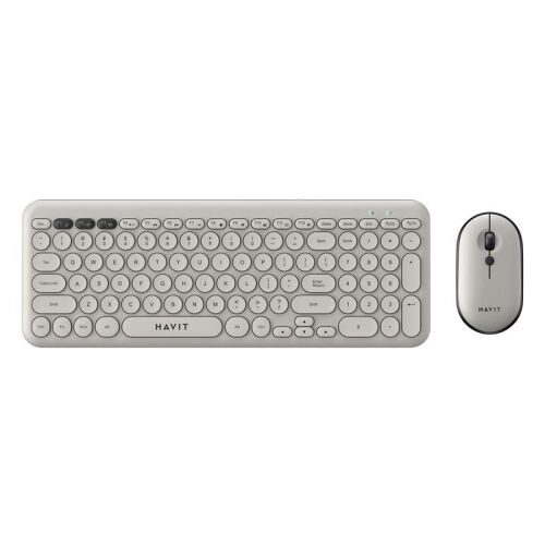 Havit KB254GCM vezeték nélküli 2 az 1-ben gaming szett billentyűzet + egér (szürke) 123785647