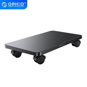 Orico  CPB6-BK  21,3 x 41 x 2 cm gurulós acél  Számítógép állvány Fekete