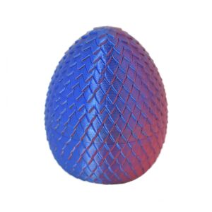 Фигура на драконово яйце Szani, синьо и червено - Фигура
