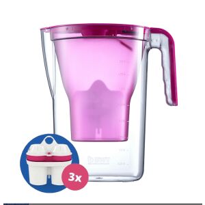 BWT Vida pink water filter pitcher with 3 filter cartridges - Kitchen tool