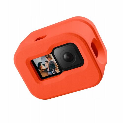 Плаващ калъф Telesin за GoPro Hero 13, 12, 11, 10 в оранжево