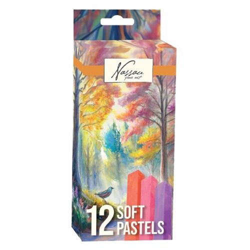 Pasztellkréta készlet, 12 db-os, puha, Nassau fine art 123852542