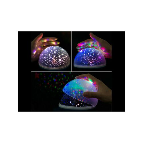 Lumină de seară rotativă cu stele 140721087