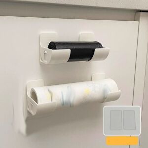 Suport Ajustabil pentru Folii și Saci de Gunoi în Bucătărie 135861934 - Rafturi de depozitare pentru bucătărie