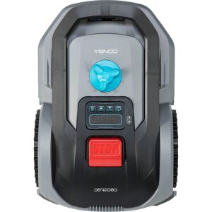 Cecotec Conga GrassHopper 300 robotfűnyíró, elülső nézet, fekete és szürke - Cecotec