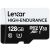 Lexar High-Endurance 128GB MicroSDXC memóriakártya közelről
