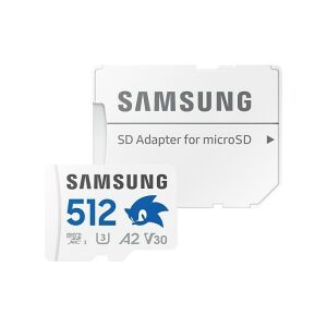 Pamäťová karta Samsung 512GB MicroSDXC UHS-I Class 10 s SD adaptérom - Foto, video a optika