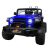 Kék elektromos gyerek terepjáró, The Knight X17, elülső nézet