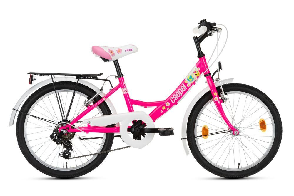 Csepel Flora 20 gyermek kerékpár Rózsaszín 2023
