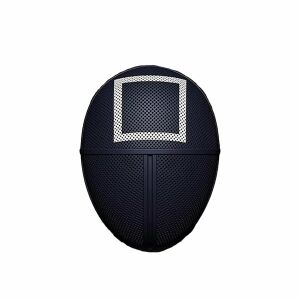 Squid Game Wächter Maske, KidMania®, Quadratisches Modell für Erwachsene - Squid Game L - Kostüme für Erwachsene