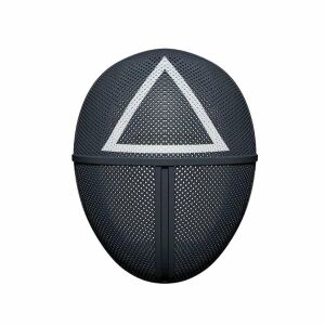 Squid Game Wächter Maske, Dreieck Modell, KidMania® Erwachsenen Kostüm - Kostüme für Erwachsene