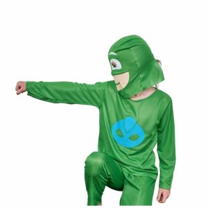 KidMania® Gekko костюм с маска за деца - Heroes in Pyjamas 3-5 години 100-110 см