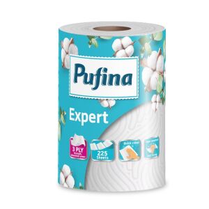 PUPINA Expert 3-vrstvová papierová utierka, 50m, absorpčná a silná - Osviežovač toalety