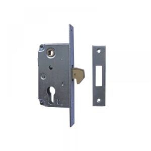 Zamek wpuszczany do drzwi przesuwnych 72x40 mm