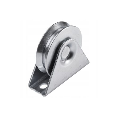 Schiebetorrolle, V-Profil, Durchmesser 80 mm, verzinkt 123875170