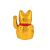 Hátulnézet az Arany Maneki-neko Szerencsemacskáról