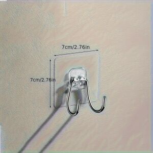 Praktikus Öntapadós Dupla Akasztó - Fali Kampó - 7x7cm 133326289 - Kampó