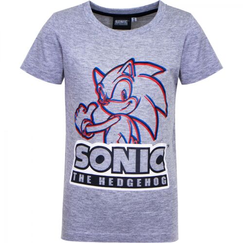 Sonic The Hedgehog gyerek póló, szürke, 100% pamut, 4 éves - Sega