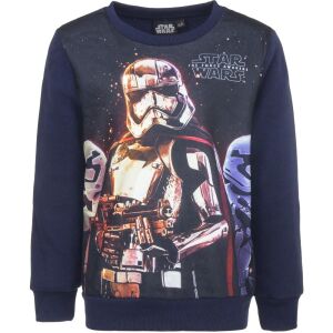 Bluzka Star Wars, Czarno-Niebieska, 4 lata Czarno-Niebieska 104 CM 4 lata 136183285 - Sweter dziecięcy
