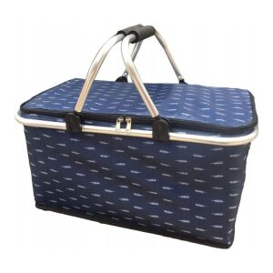 Skladací Termokoš na Nákupy a Pikniky s Izolačnou Tepelnou Vrstvou, 47x27x23cm, Hmotnosť 630g 123876887 - Piknikové koše