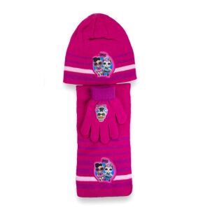 LOL Surprise! Rózsaszín sapka, sál és kesztyű szett lányoknak - Baba & Gyerek divat