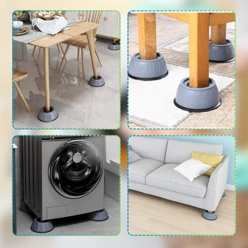 Gumi rezgéscsillapító párna 4 db mosógéphez, szárítógéphez és hűtőhöz 123877276