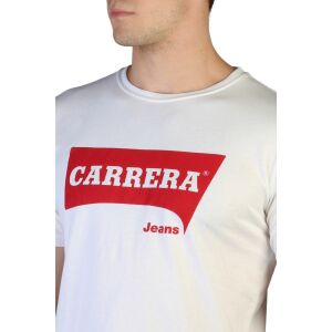 Herren T-Shirt Carrera Jeans L INTL Weiß 136183400 - Herrenbekleidung