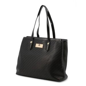 Geantă de umăr Laura Biagiotti Edlyn_LB21W-114-1 neagră, vedere laterală - Modă și îmbrăcăminte