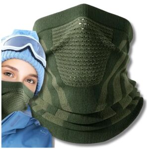 Téli nyakmelegítő - zöld sál és símaszk 123877359 - Férfi sál