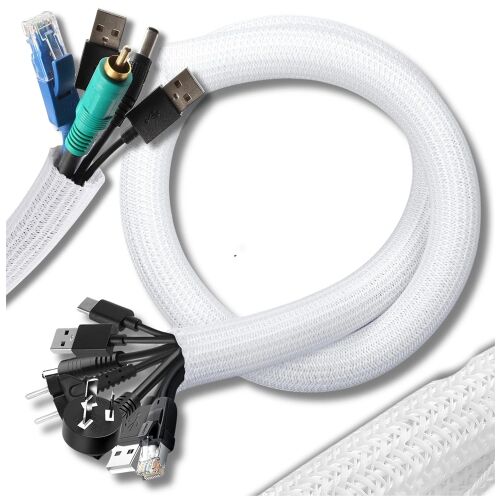 Fehér 3 m-es kábelfedél - Kábelrendező a tökéletes rendelésért 123877363