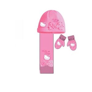 Ružová sada čiapka, šál a rukavice Hello Kitty pre deti - Detské čiapky, súpravy