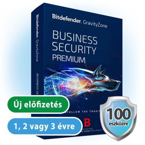 Bitdefender GravityZone Business Security Premium 100 eszközre 123879278 - Szoftver