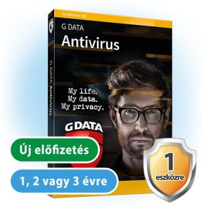 G DATA Antivirus 1 eszközre 123879319 - Szoftver