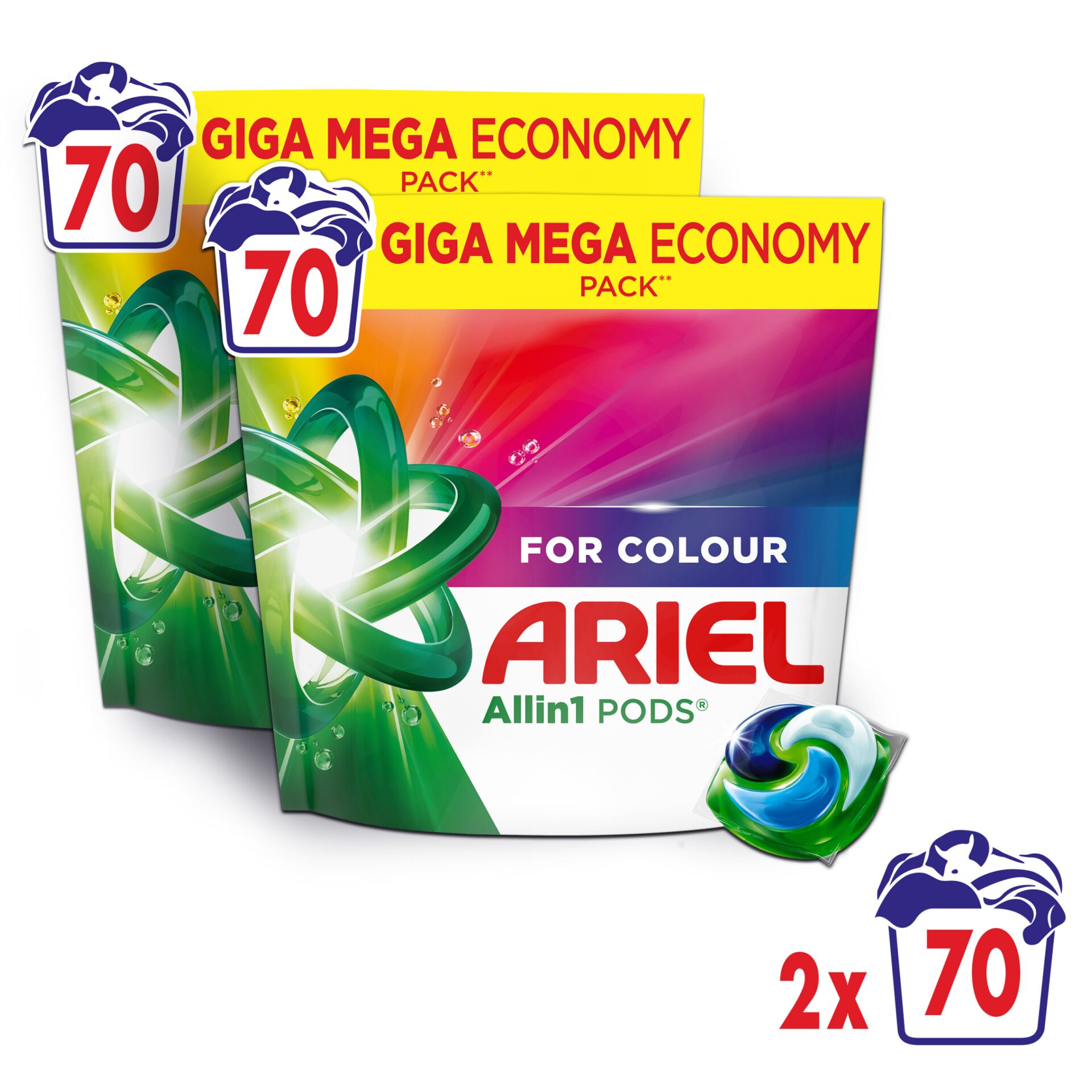 E-shop Ariel Allin1 Pods Kapsule na pranie farieb 140 praní