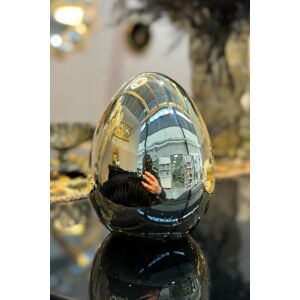 Arany porcelán tojás 16cm