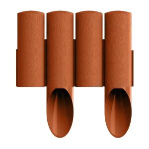 Cellfast Standard 4 téglavörös kerti paliszád, 2,3m hosszú - Cellfast