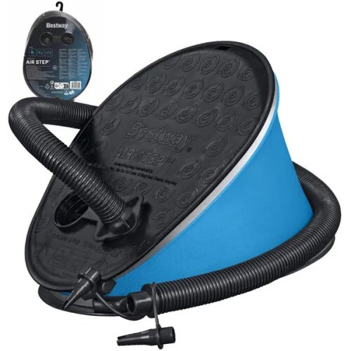Nožná pumpa Bestway Air Step, modrá a čierna, pre nafukovacie matrace a člny
