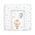 CEBA Basic Balloons Changing Pad, soft changing mat for babies, 75x72 cm, with a cute hot air balloon design