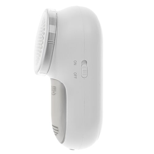 Adler AD9621 Fusselrasierer, weißer elektrischer Fusselentferner mit Ein-/Ausschalter, Seitenansicht