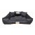 Kingdog xl fekhely fekete 115x95 cm - vízálló, 2 párnával 126038342