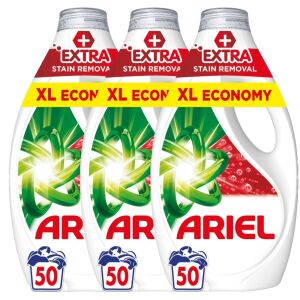 Ariel + Extra Detergent lichid pentru îndepărtarea petelor, 3 x 2,25L sticle - Gel de spălare