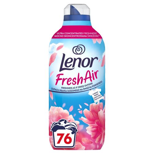 Lenor Pink Blossom Fresh Air liquid fabric softener for 76 washes